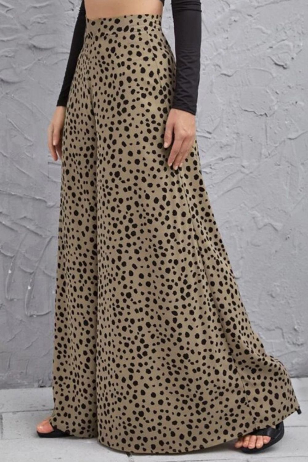 Animal Print High-Rise Culottes  - Doll Fits