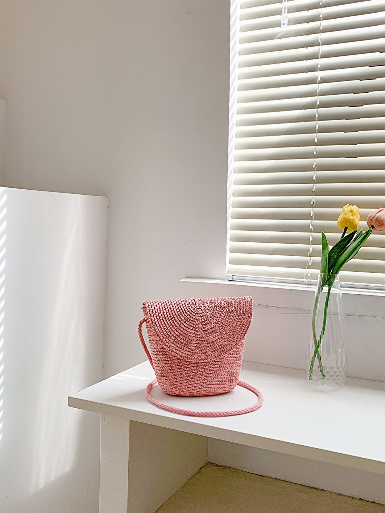 Crochet Shoulder Bag  Handbags- Doll Fits