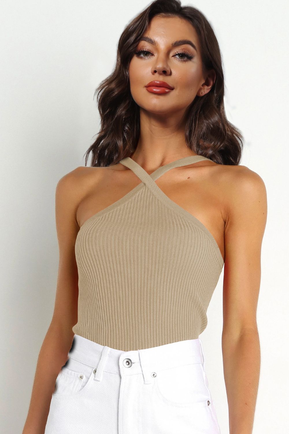 Ribbed Cami Top  Shirts & Tops- Doll Fits