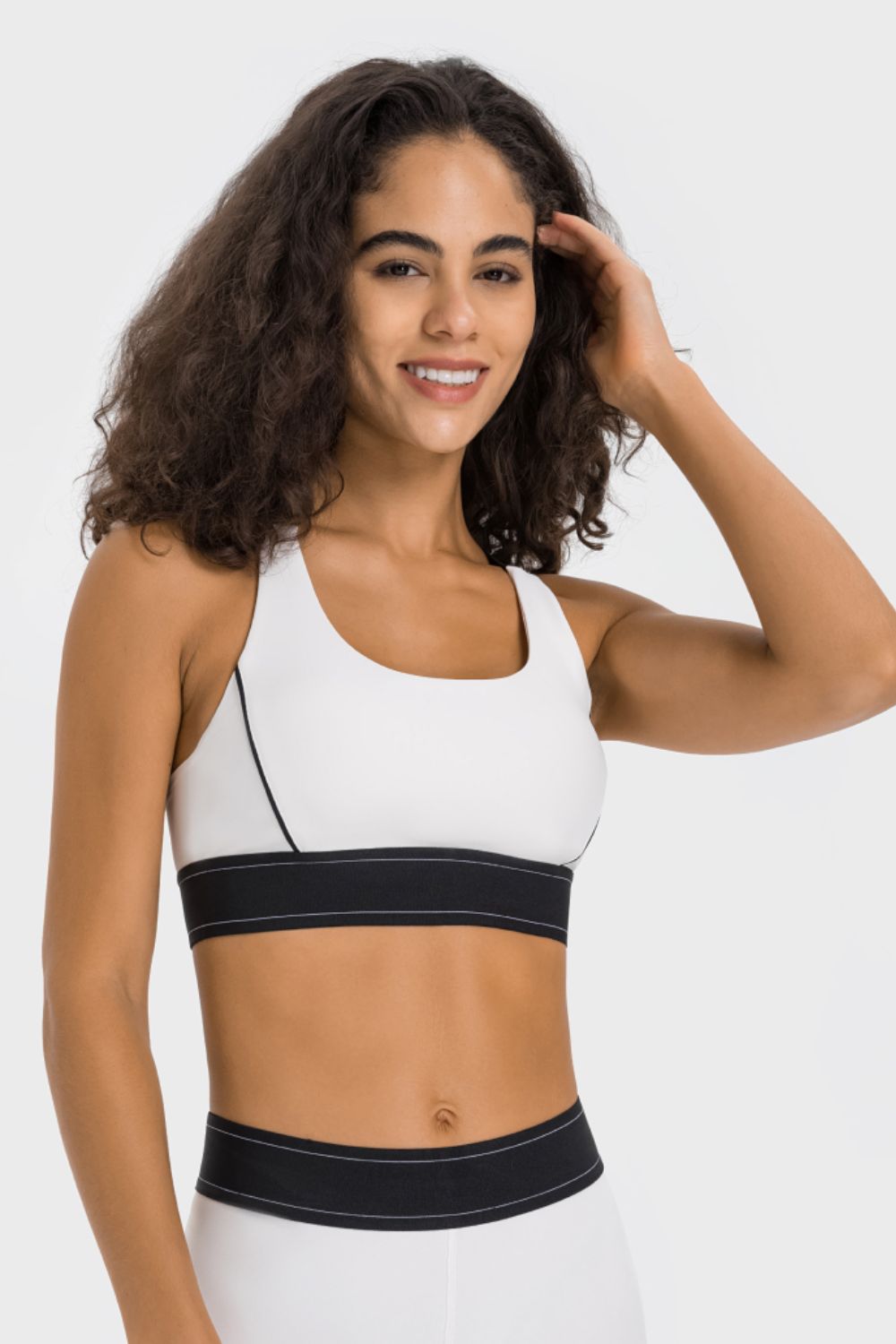 Contrast Sports Bra  Activewear- Doll Fits
