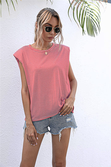 Round Neck Cap Sleeve Tee  - Doll Fits