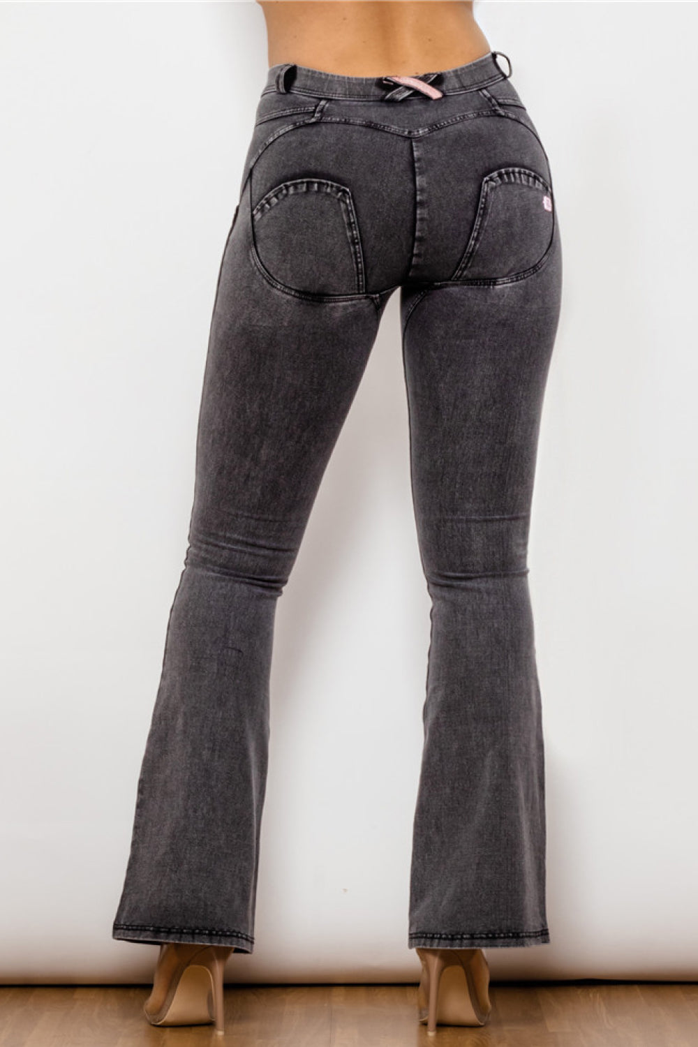 Two-Button Flare Jeans  Pants- Doll Fits
