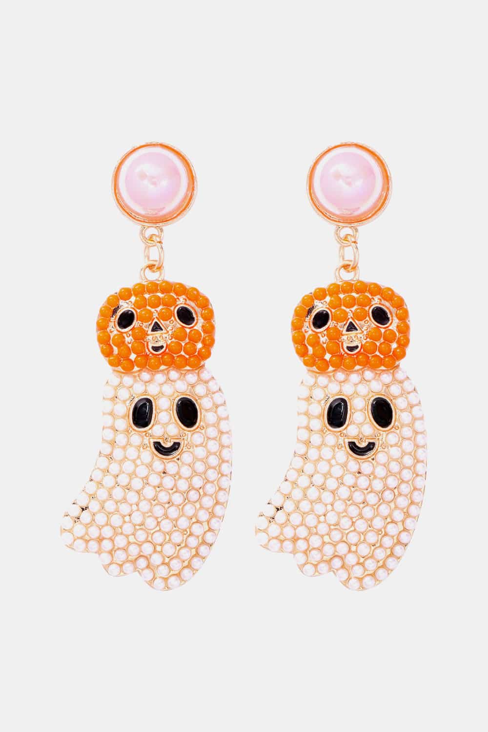 Halloween Ghost Shape Dangle Earrings  Earrings- Doll Fits