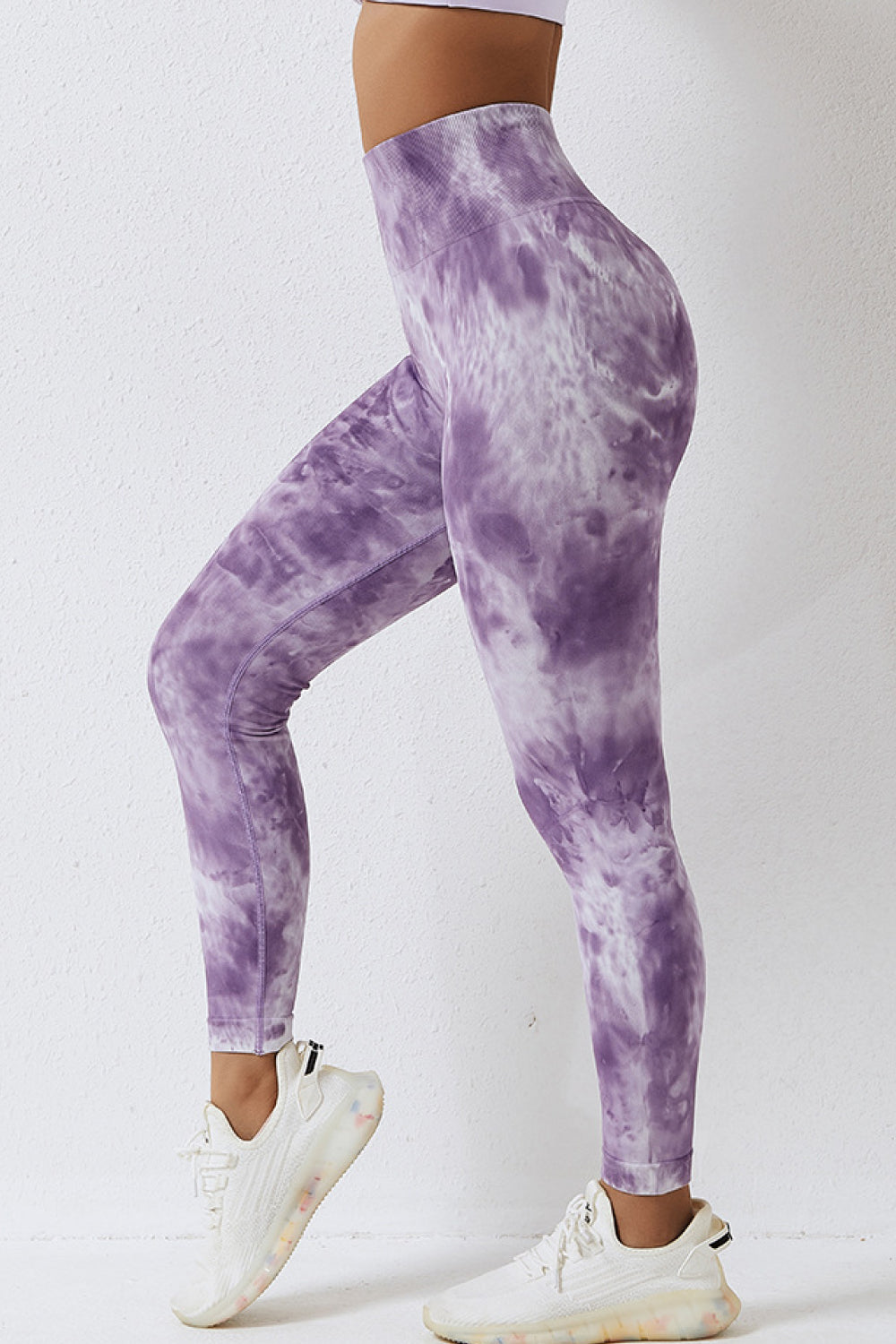High Waist Tie-Dye Long Sports Pants  - Doll Fits