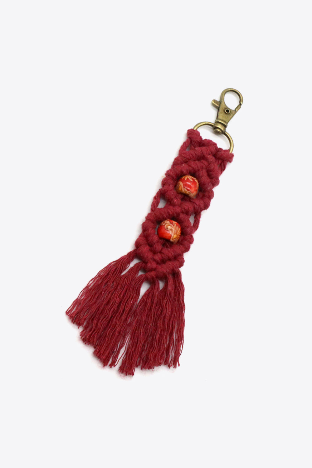 Assorted 4-Pack Handmade Macrame Fringe Keychain  Keychains- Doll Fits