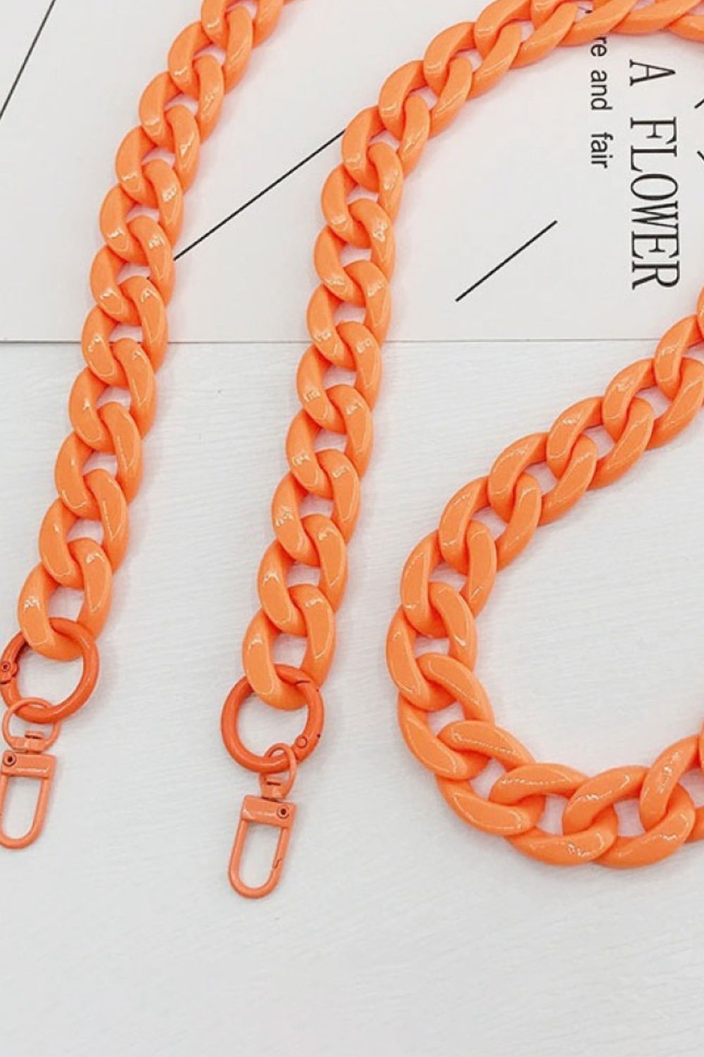 Resin Crossbody Chain  - Doll Fits