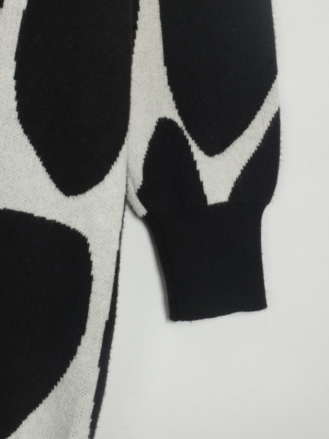 Contrast Mock Neck Sweater Dress  Dresses- Doll Fits