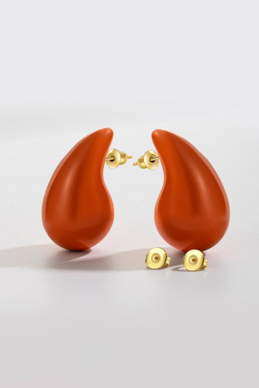 Big Size Water Drop Brass Earrings  Earrings- Doll Fits