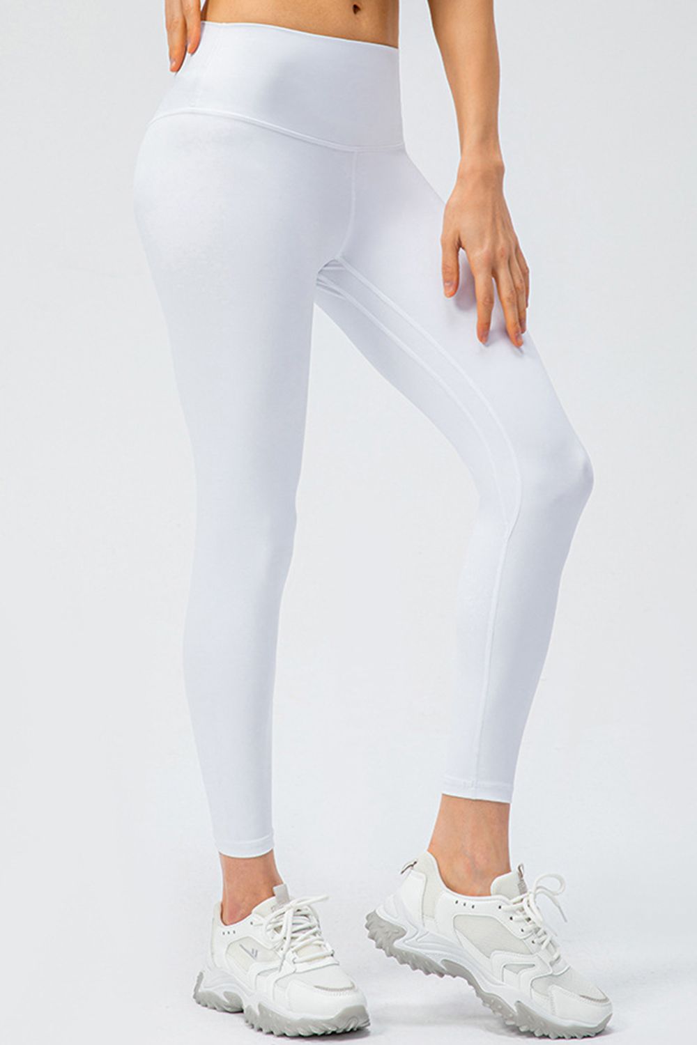 Wide Waistband Slim Fit Active Leggings  Activewear- Doll Fits