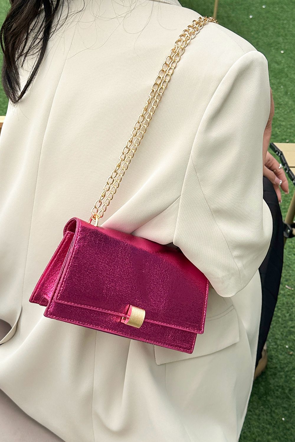 PU Leather Crossbody Bag  - Doll Fits