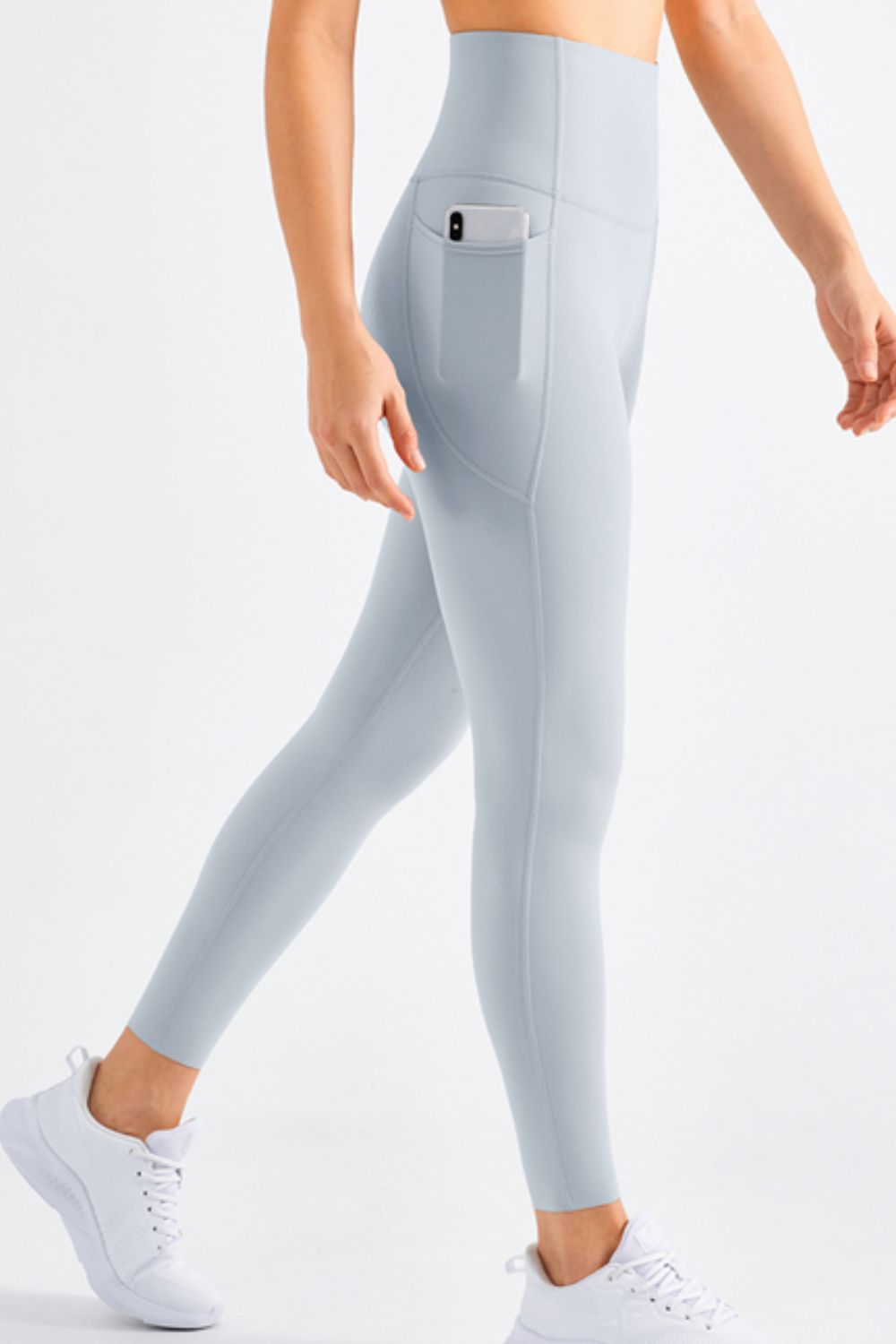 Highly Stretchy Elastic Waistband Pocket Yoga Leggings  Activewear- Doll Fits