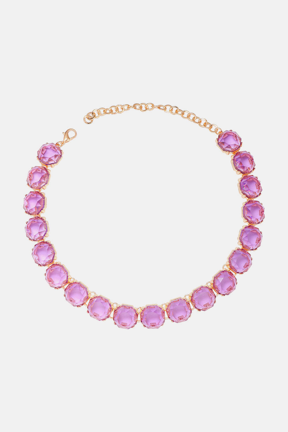 Zinc Alloy Resin Necklace  Necklaces- Doll Fits