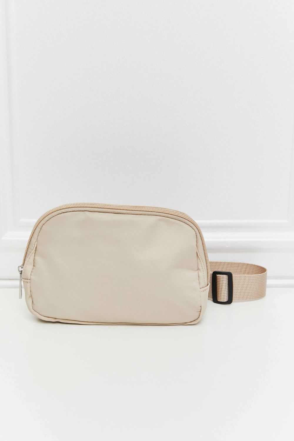 Buckle Zip Closure Fanny Pack  Handbags- Doll Fits