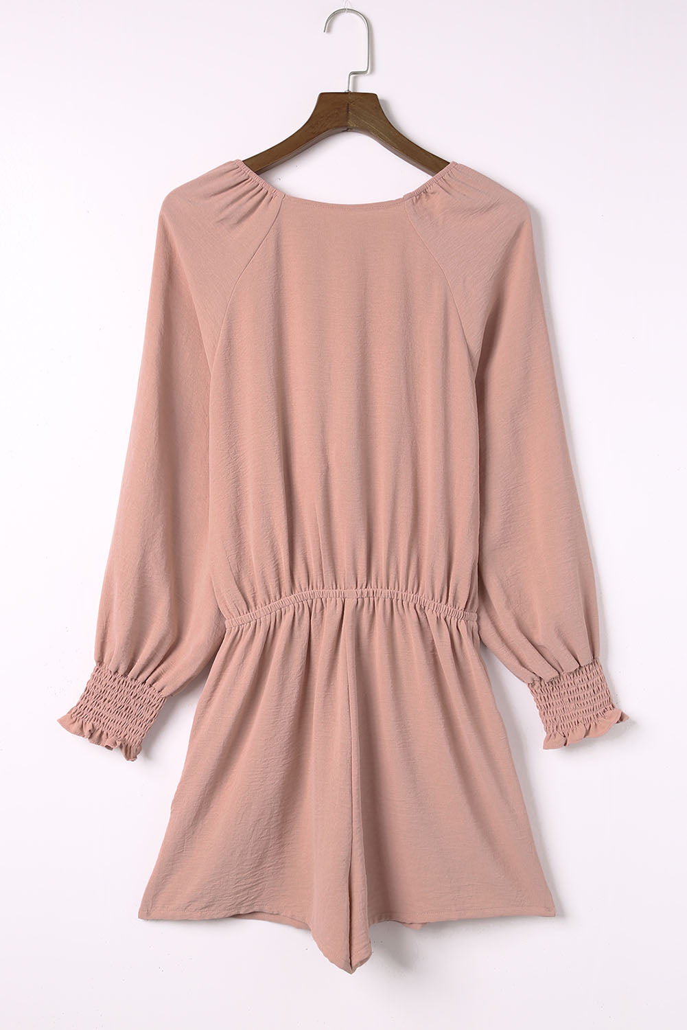 Tied Flounce Sleeve Plunge Romper  Jumpsuits & Rompers- Doll Fits