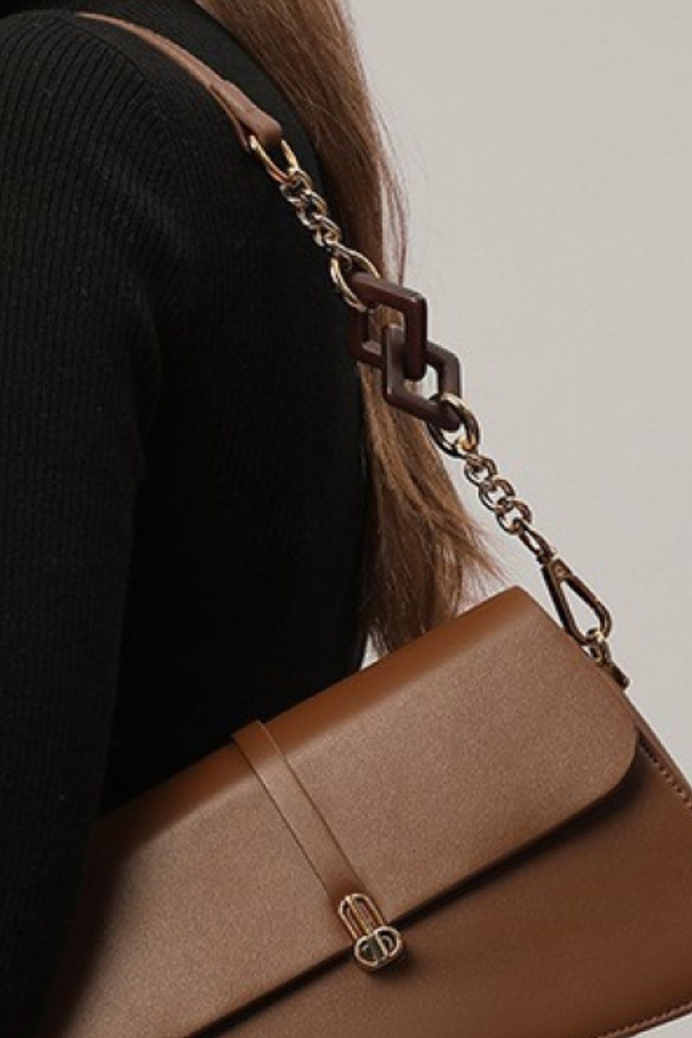 PU Leather Shoulder Bag  Handbags- Doll Fits