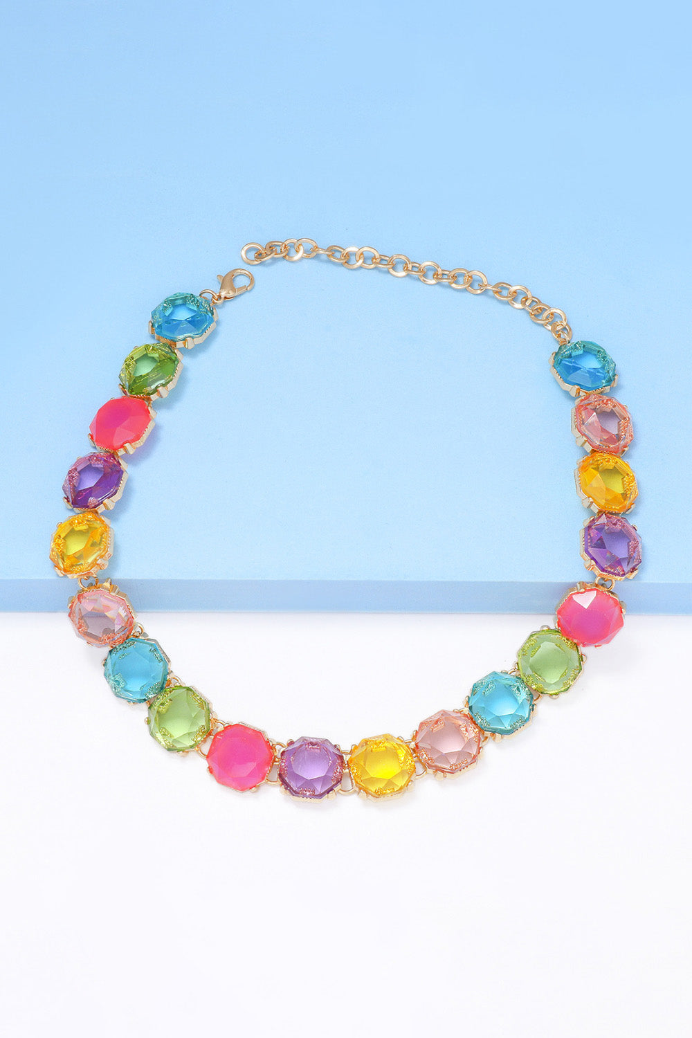 Zinc Alloy Resin Necklace  Necklaces- Doll Fits