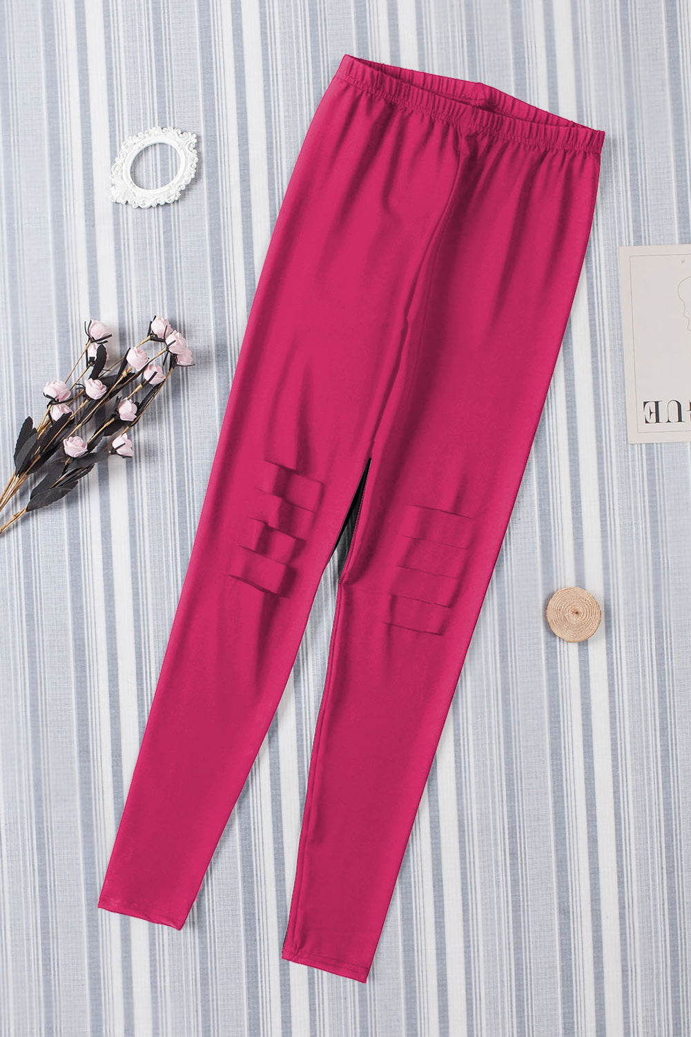 Cutout High Waist Leggings  Pants- Doll Fits