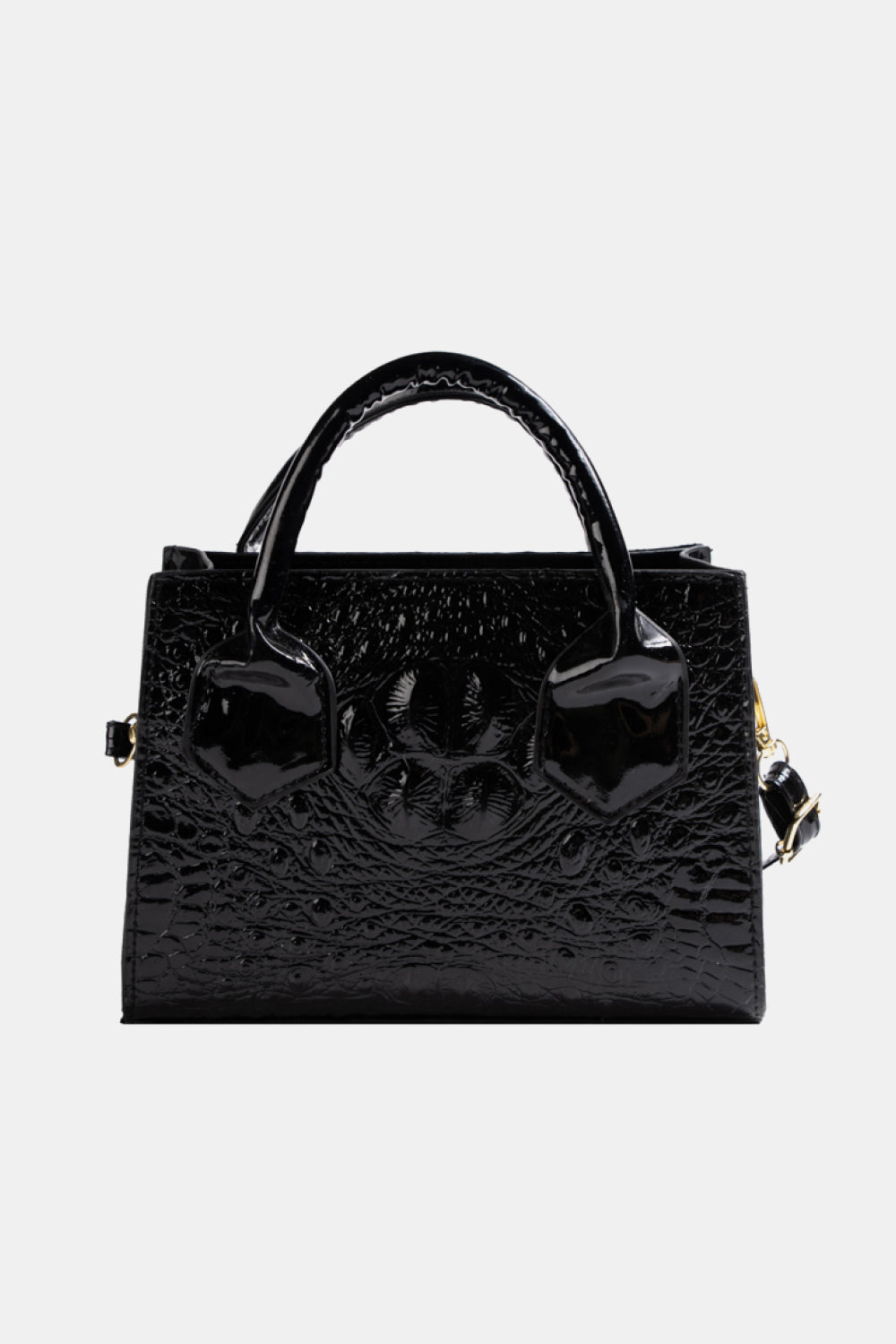 Textured PU Leather Crossbody Bag  Handbags- Doll Fits