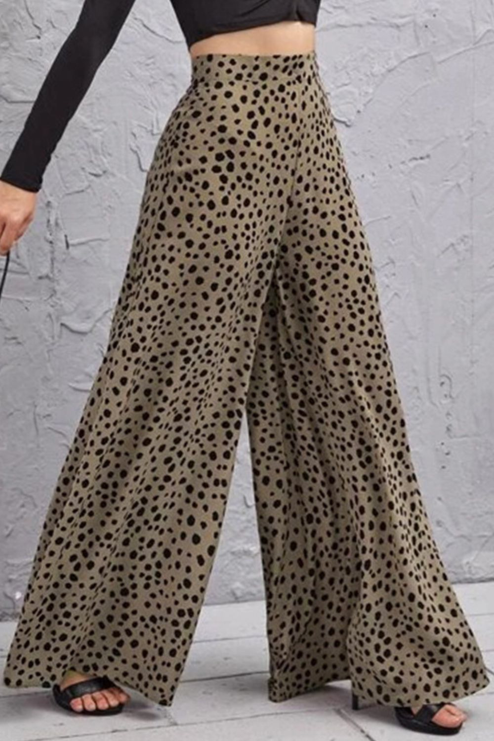 Animal Print High-Rise Culottes  - Doll Fits