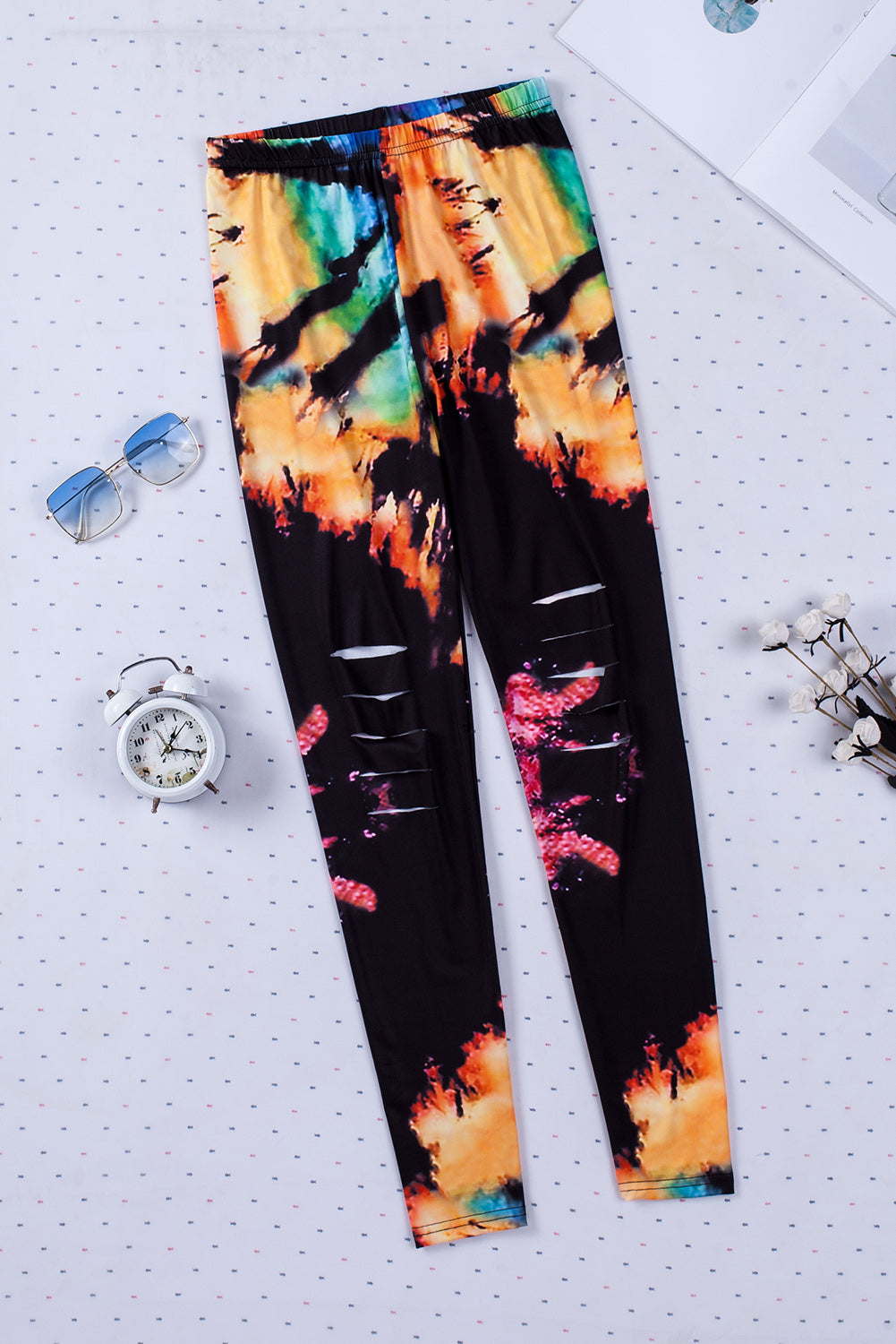 Cutout High Waist Leggings  Pants- Doll Fits