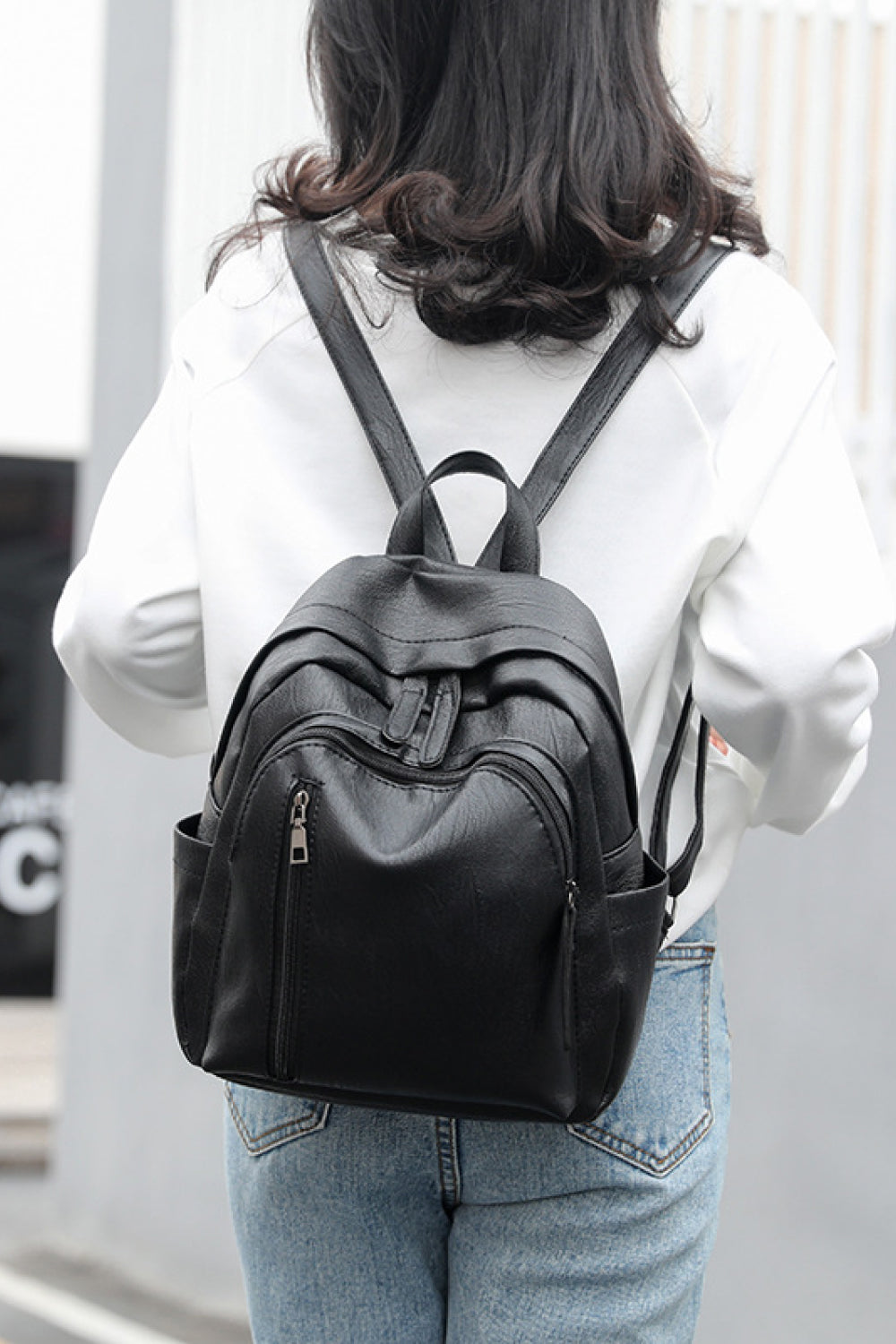 PU Leather Backpack  Handbags- Doll Fits