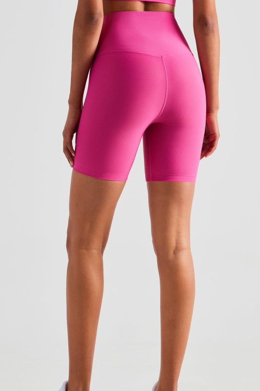 Wide Waistband Sports Shorts  Activewear- Doll Fits