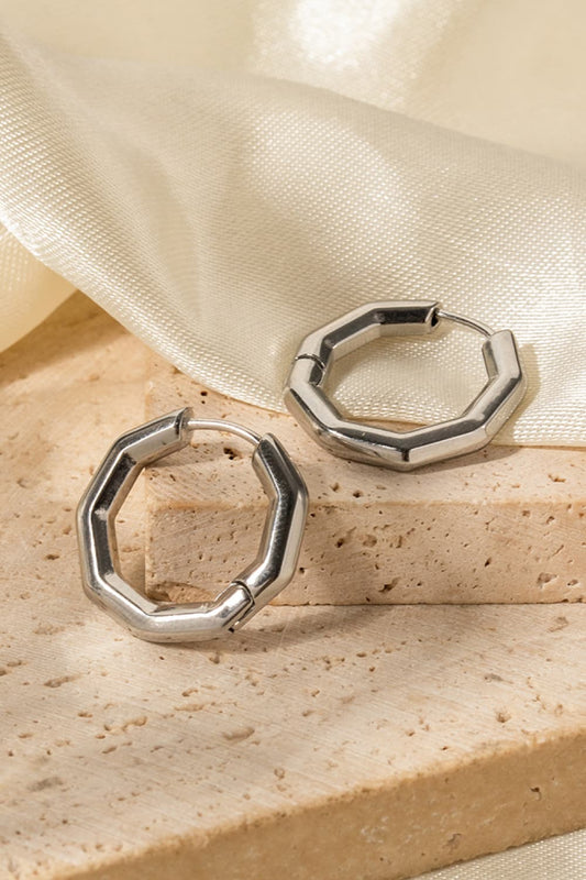 Geometric Stainless Steel Earrings  Earrings- Doll Fits