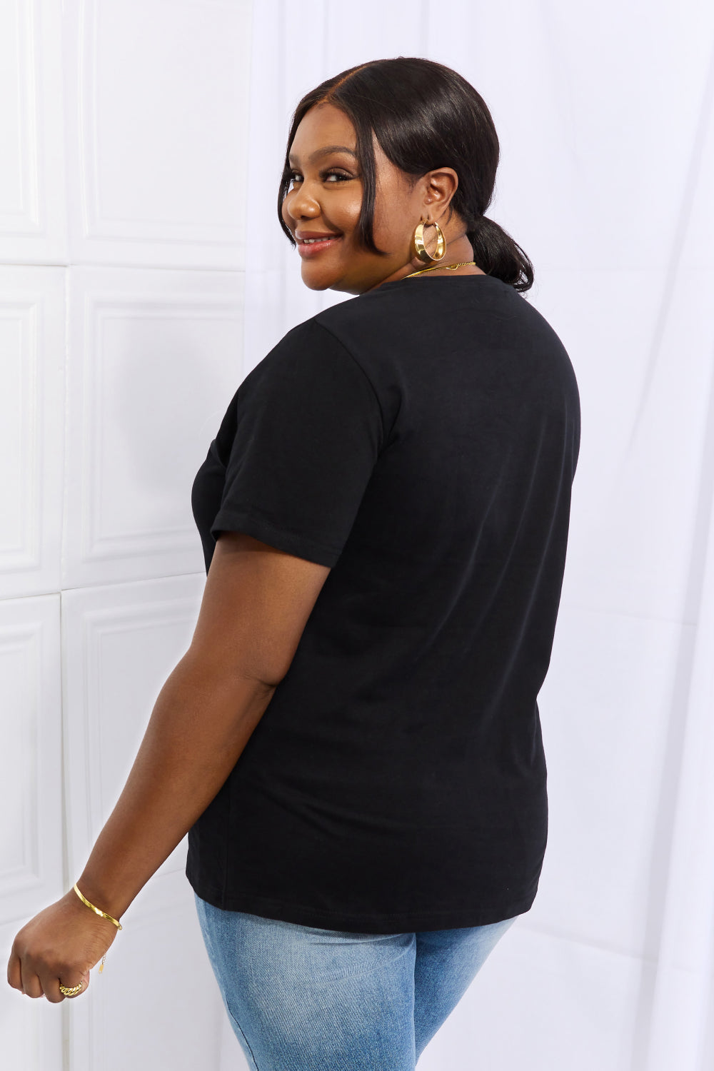 Simply Love Full Size BEAUTIFUL SOUL Graphic Cotton Tee  - Doll Fits