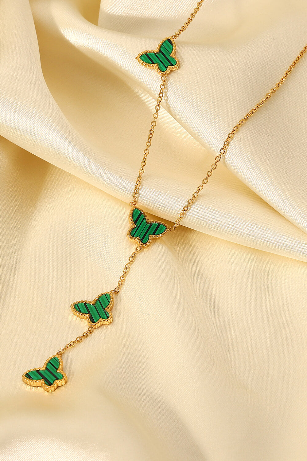 Gotta Fly Butterfly Drop Necklace  Necklaces- Doll Fits