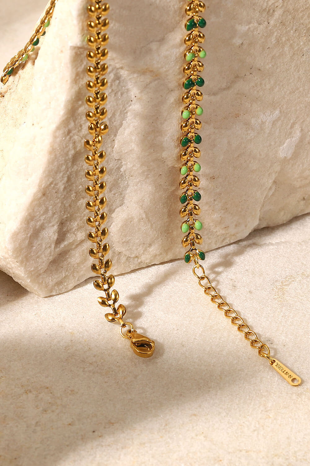 Leaf Chain Lobster Clasp Necklace  Necklaces- Doll Fits