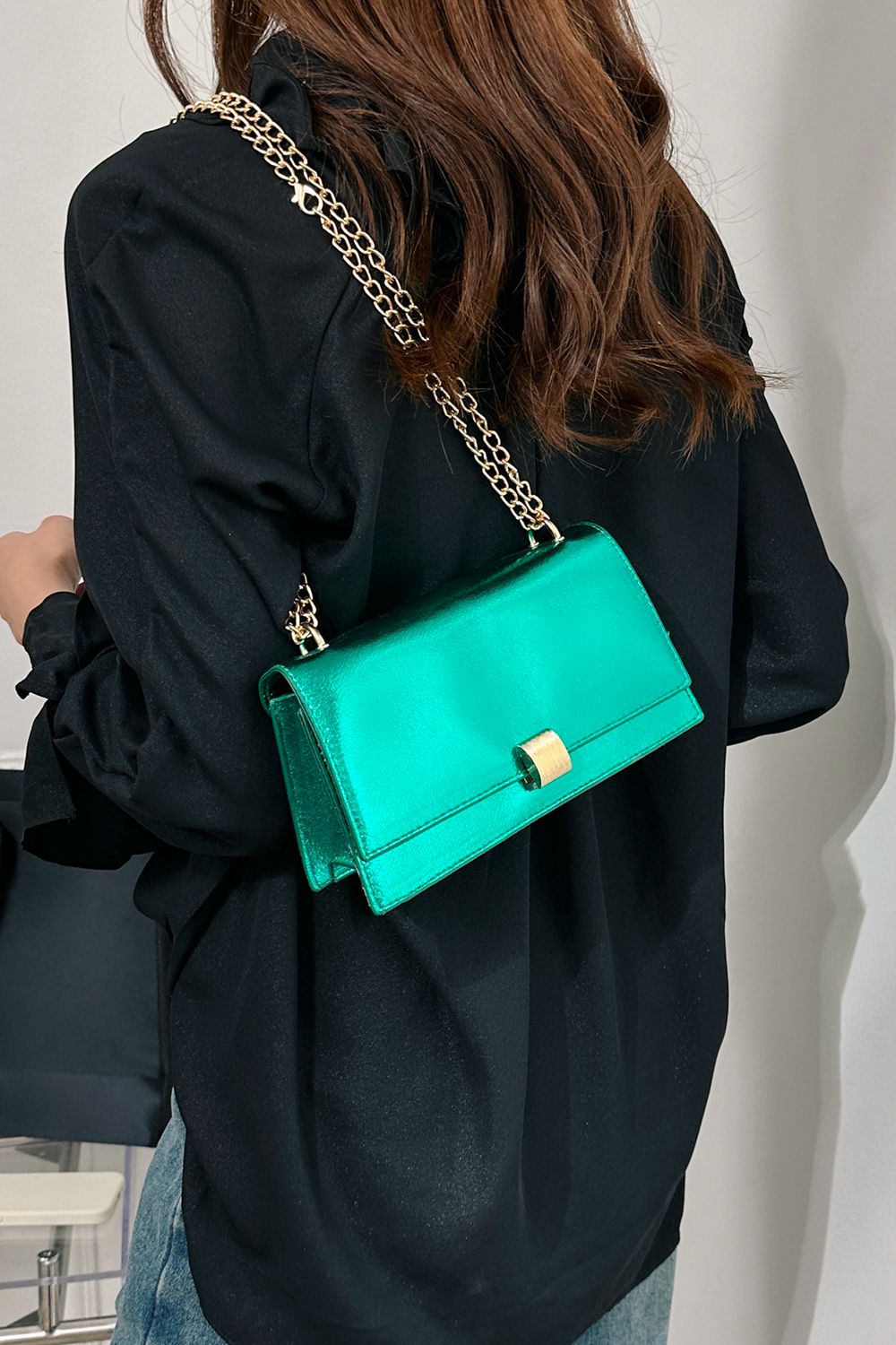 PU Leather Crossbody Bag  - Doll Fits
