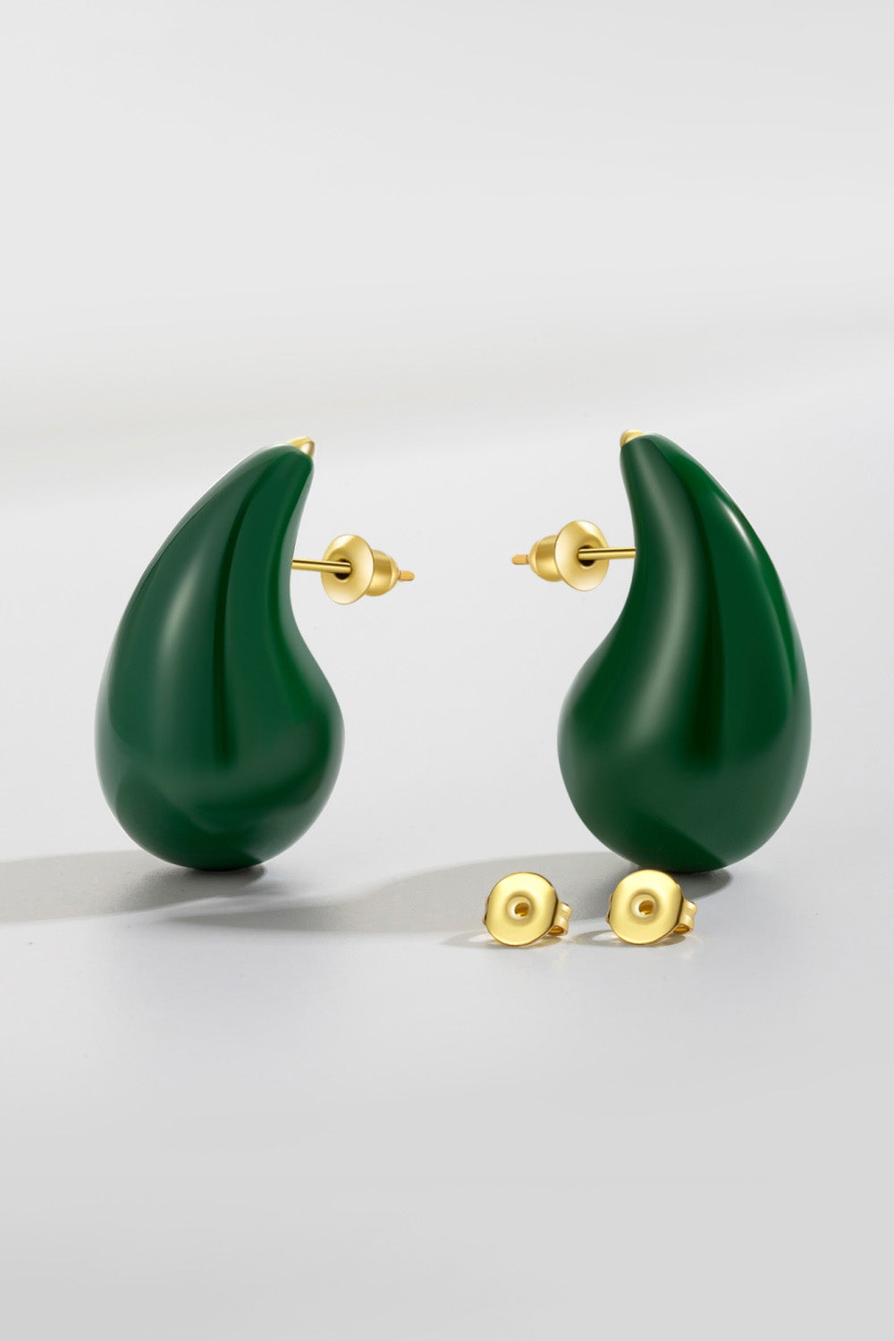 Big Size Water Drop Brass Earrings  Earrings- Doll Fits