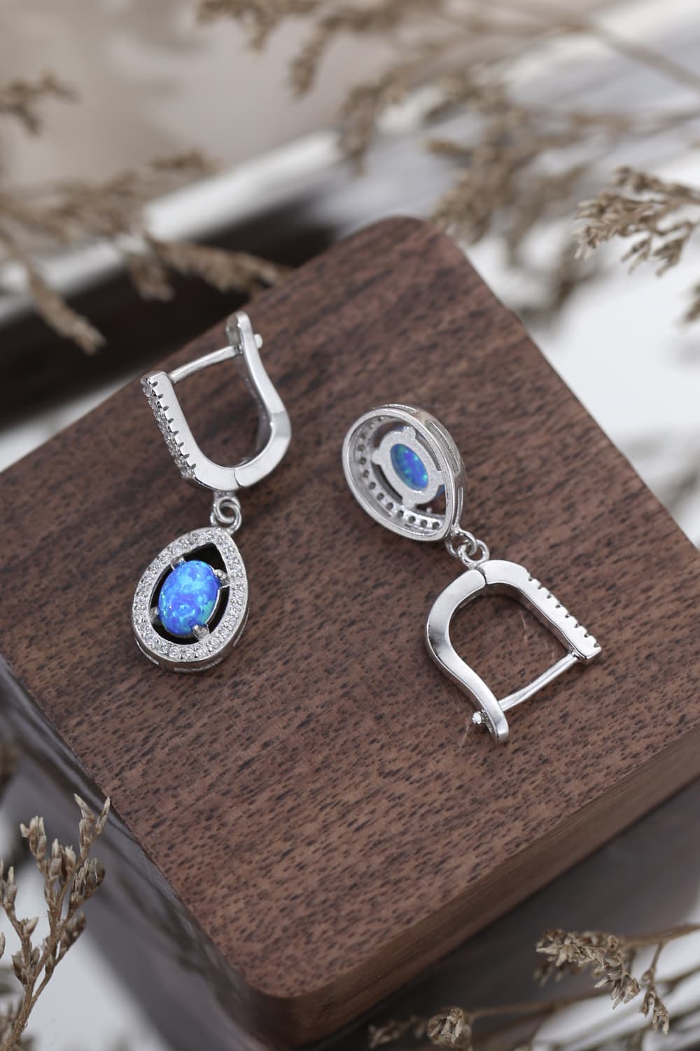Opal Pear Shaped Drop Earrings  Earrings- Doll Fits