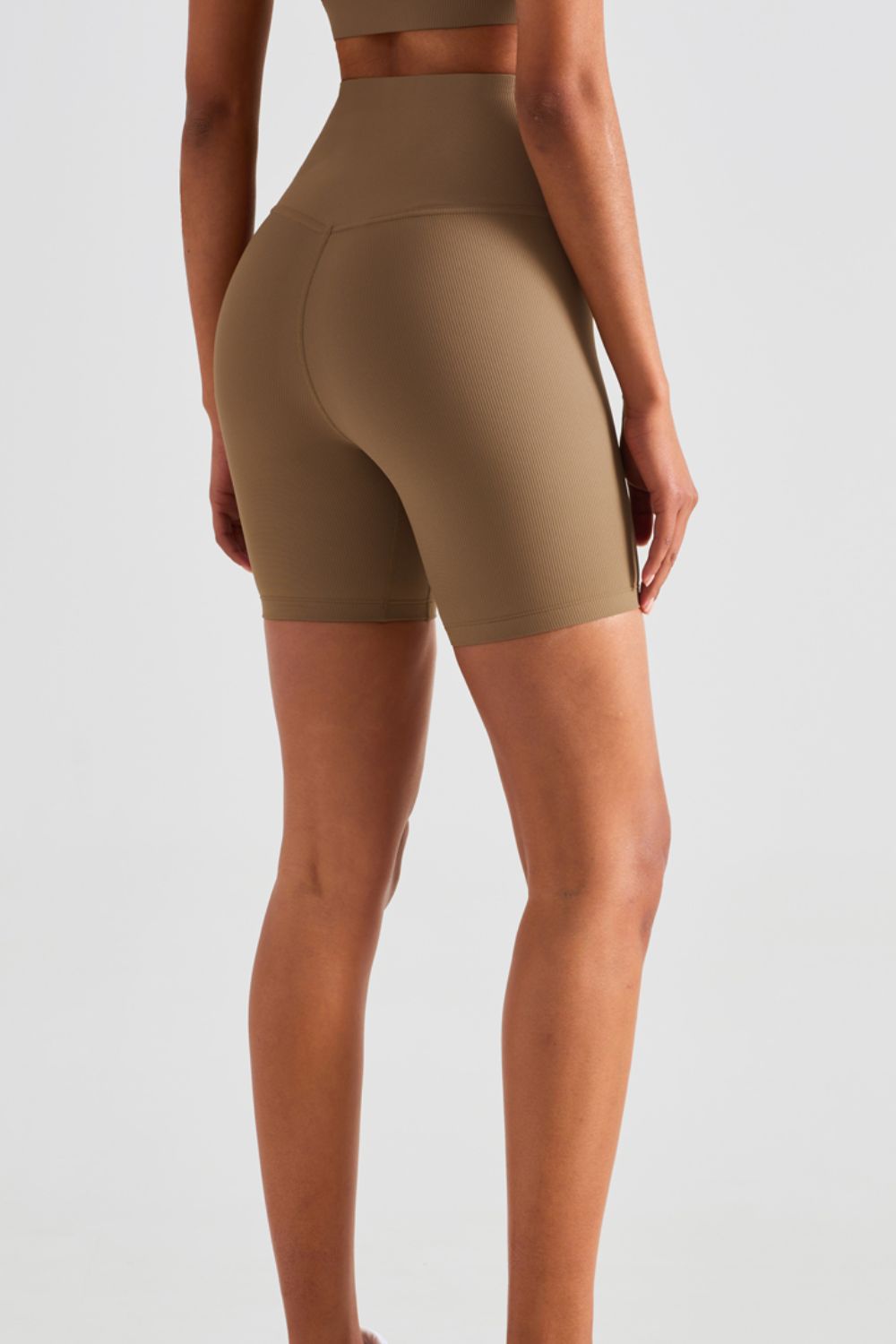 Wide Waistband Sports Shorts  Activewear- Doll Fits