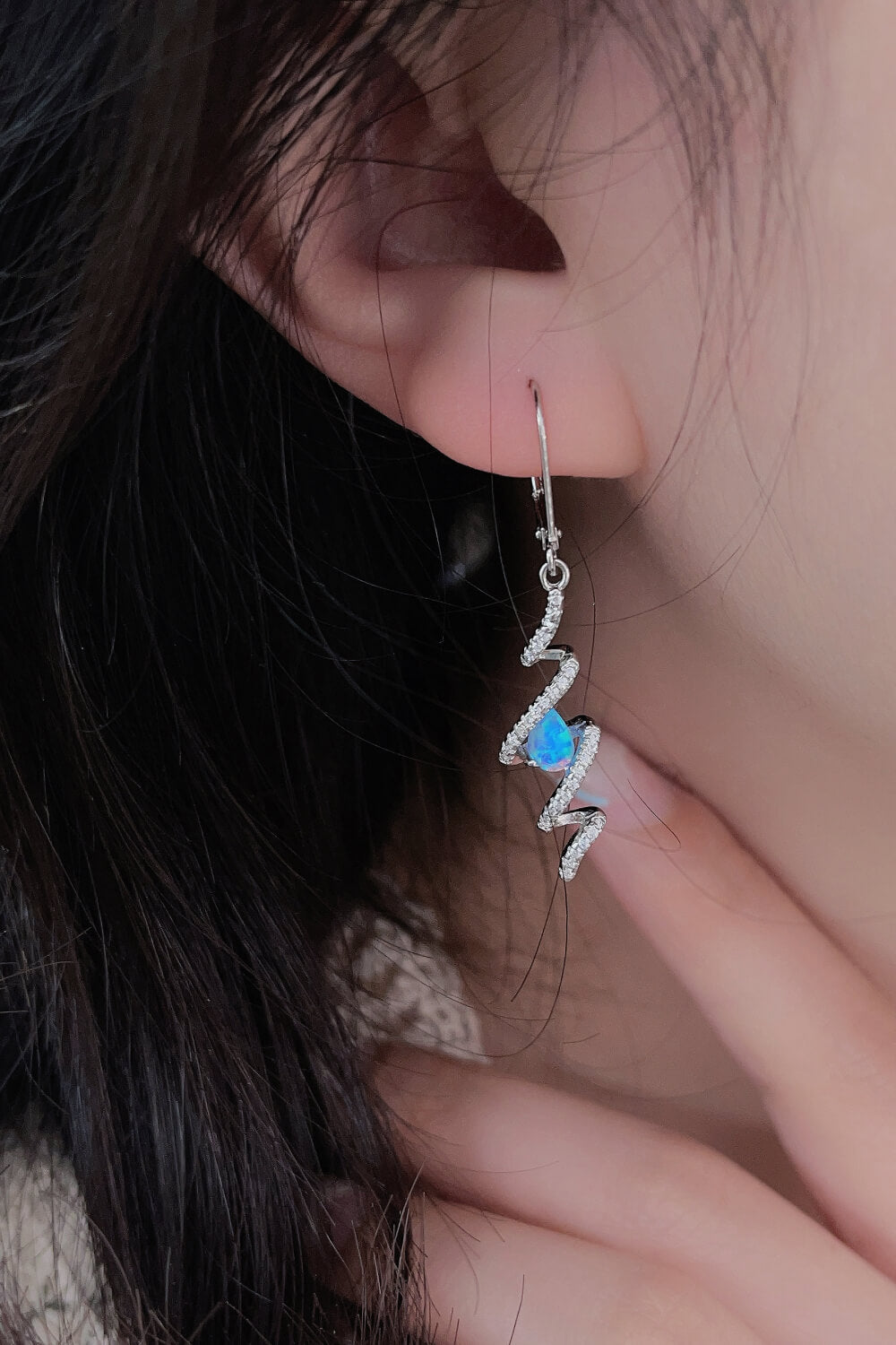 Twisted Opal Drop Earrings  Earrings- Doll Fits