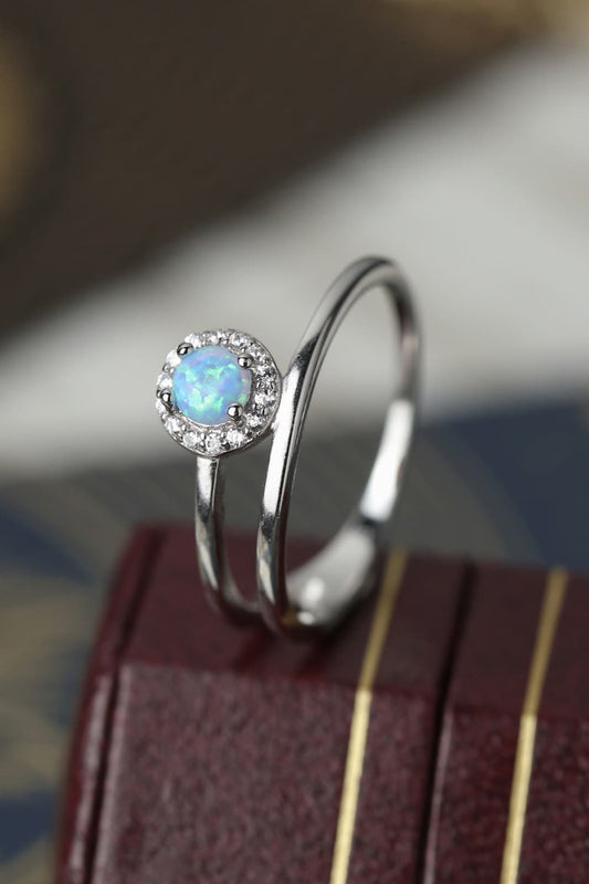 Opal Bypass Ring  Rings- Doll Fits