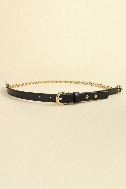 PU Leather Chain Belt  - Doll Fits