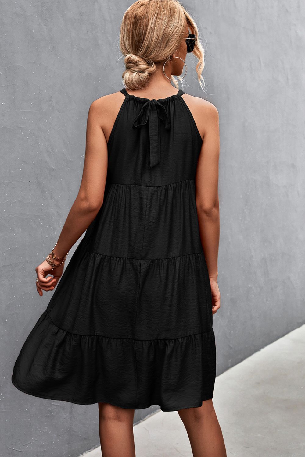 Grecian Tiered Sleeveless Dress  Dresses- Doll Fits