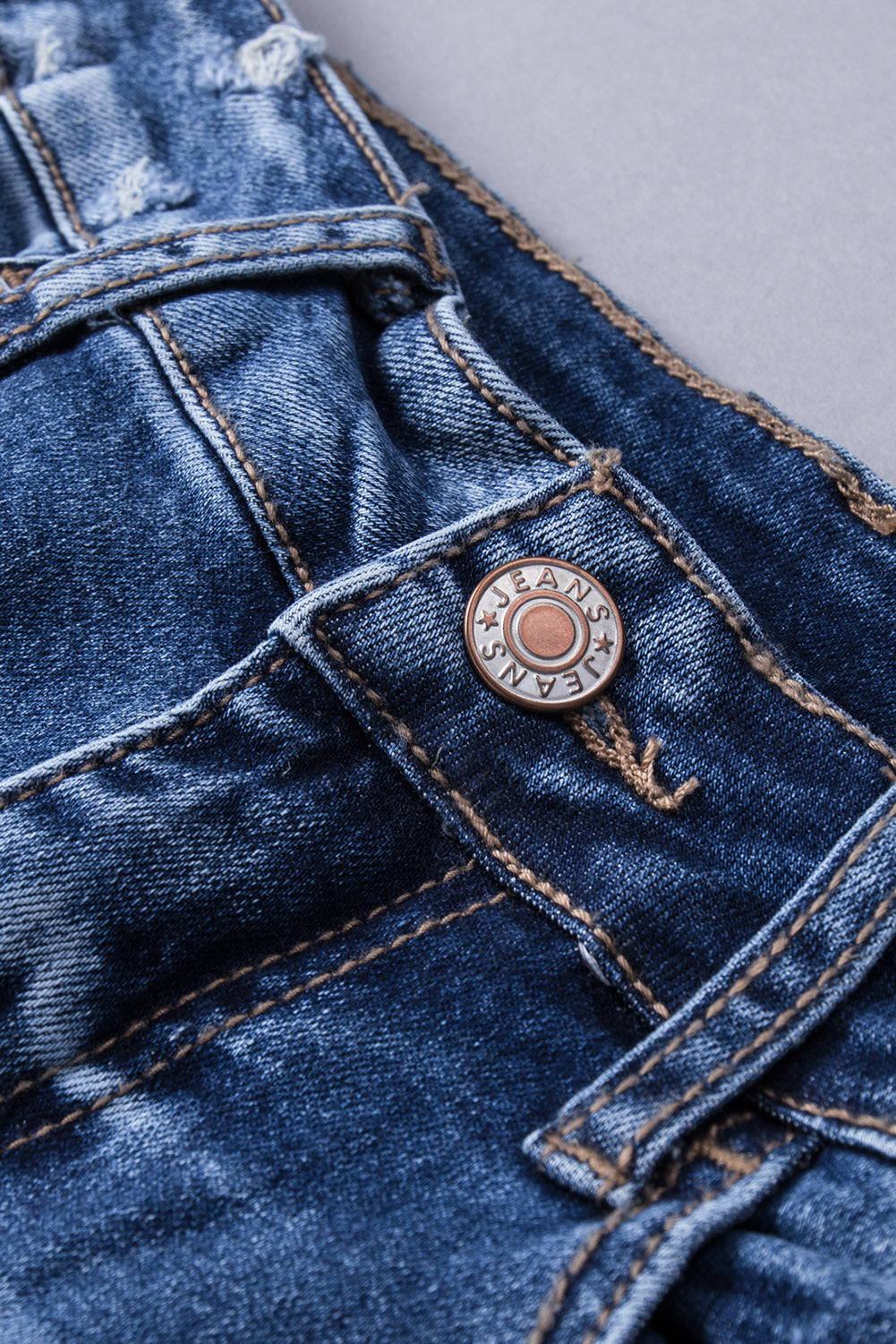Distressed Flared Jeans with Pockets  Pants- Doll Fits