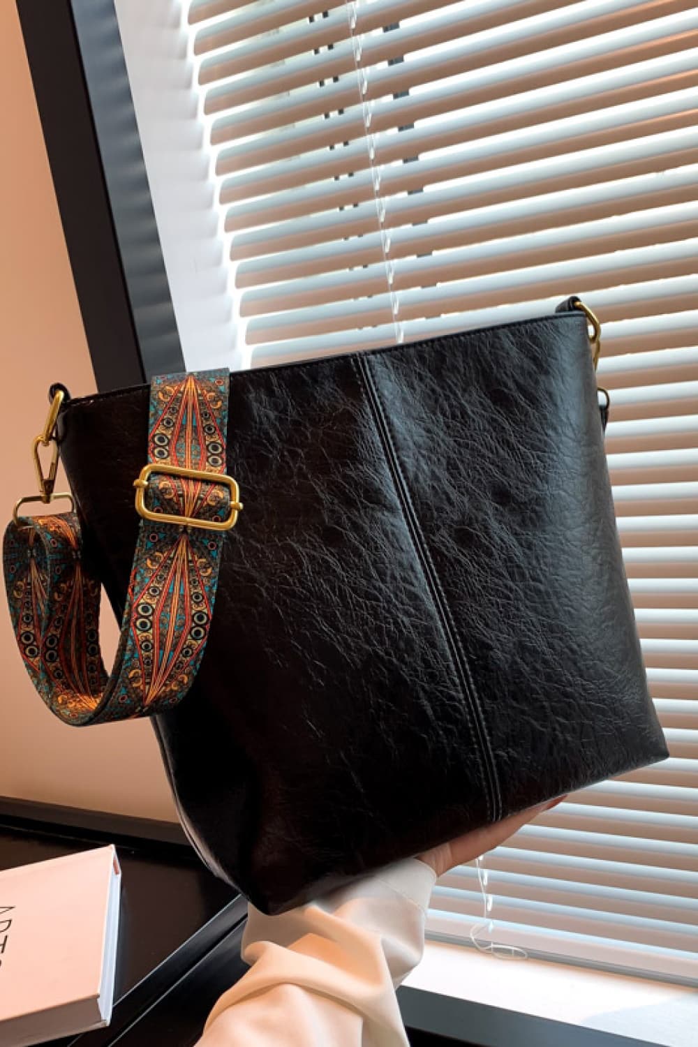 PU Leather Shoulder Bag  - Doll Fits