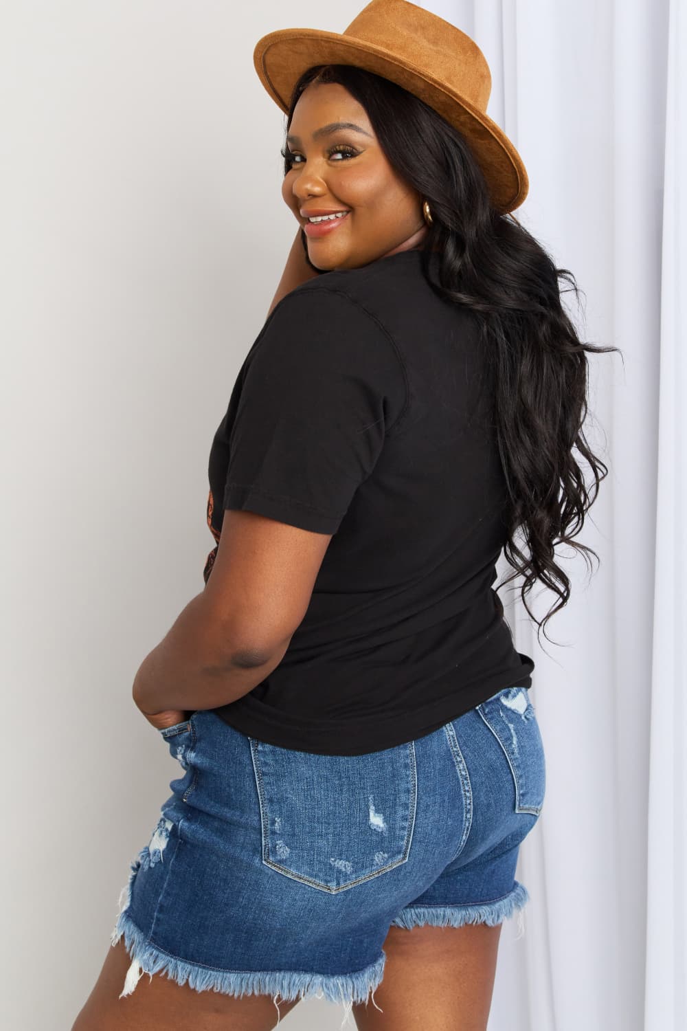 Simply Love Full Size TRUST IN THE LORD WITH ALL THINE HEART PROVERBS 3:5 Graphic Cotton Tee  Shirts & Tops- Doll Fits