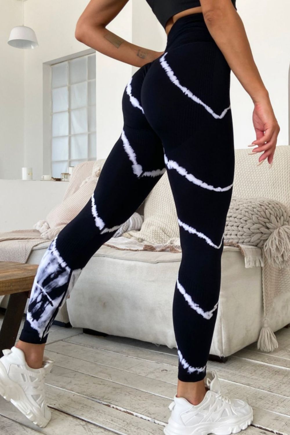 Slim Fit High Waist Long Active Pants  - Doll Fits
