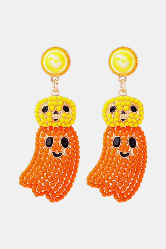 Halloween Ghost Shape Dangle Earrings  Earrings- Doll Fits