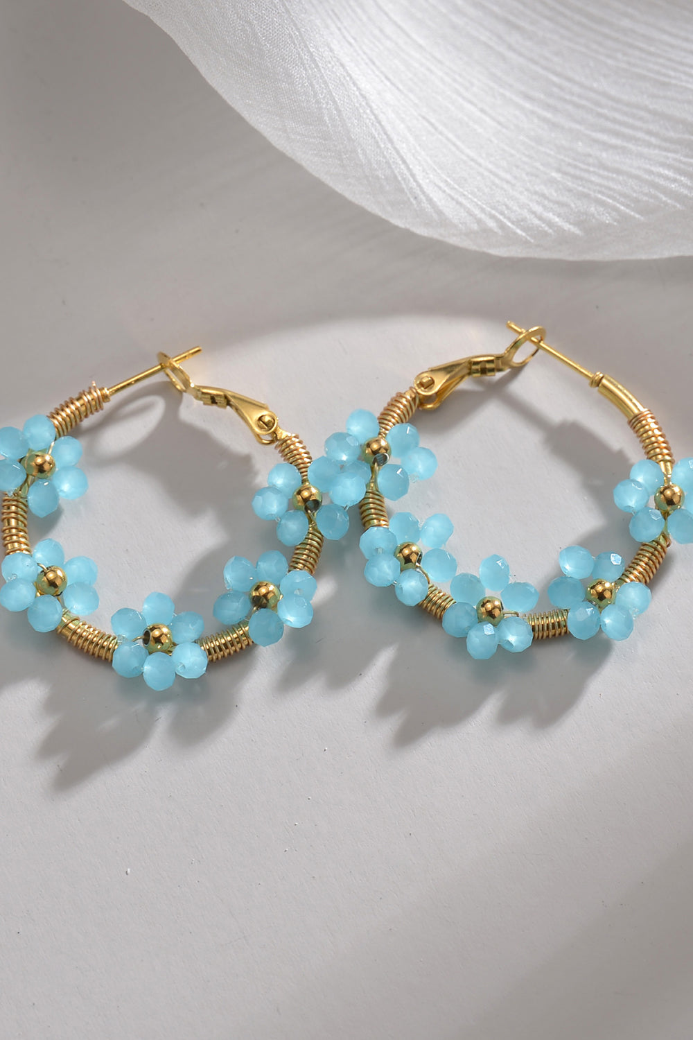 Flower Stainless Steel Earrings  Earrings- Doll Fits