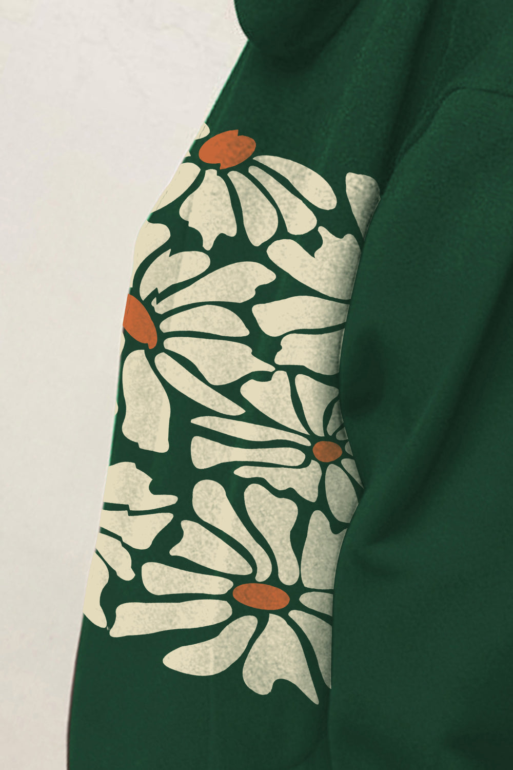 Simply Love Simply Love Full Size Dropped Shoulder Floral Graphic Hoodie  - Doll Fits