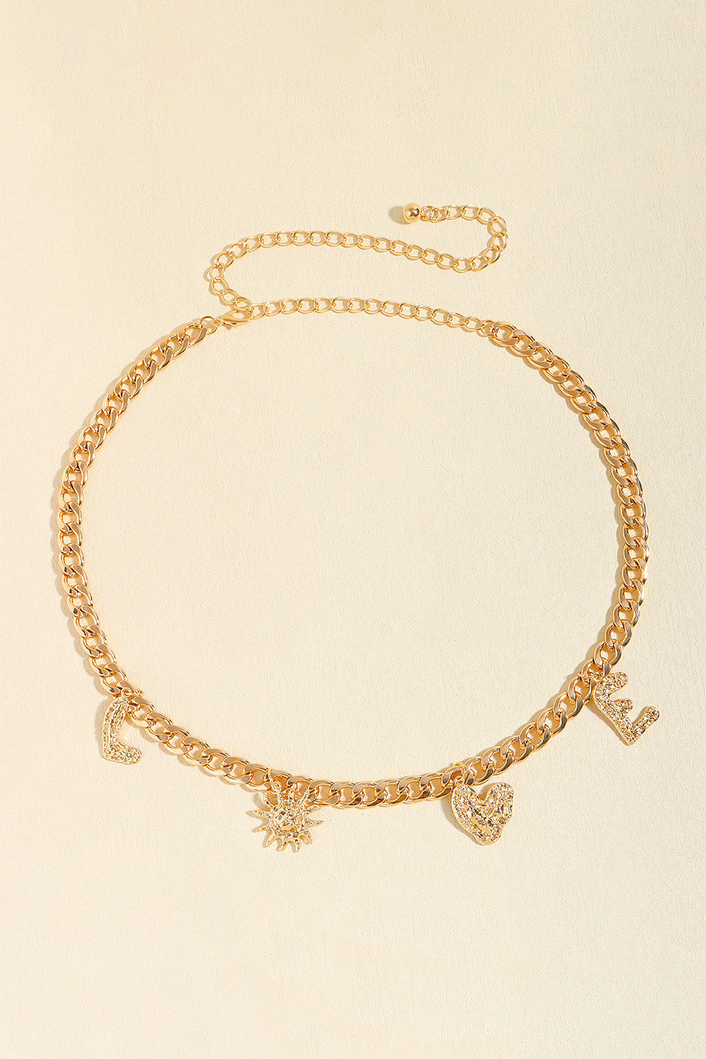 LOVE Alloy Belt  - Doll Fits