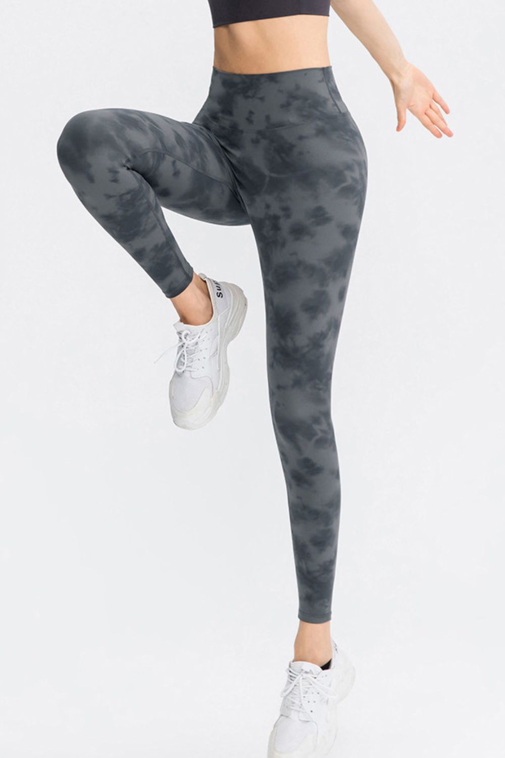 Wide Waistband Slim Fit Long Sports Pants  - Doll Fits