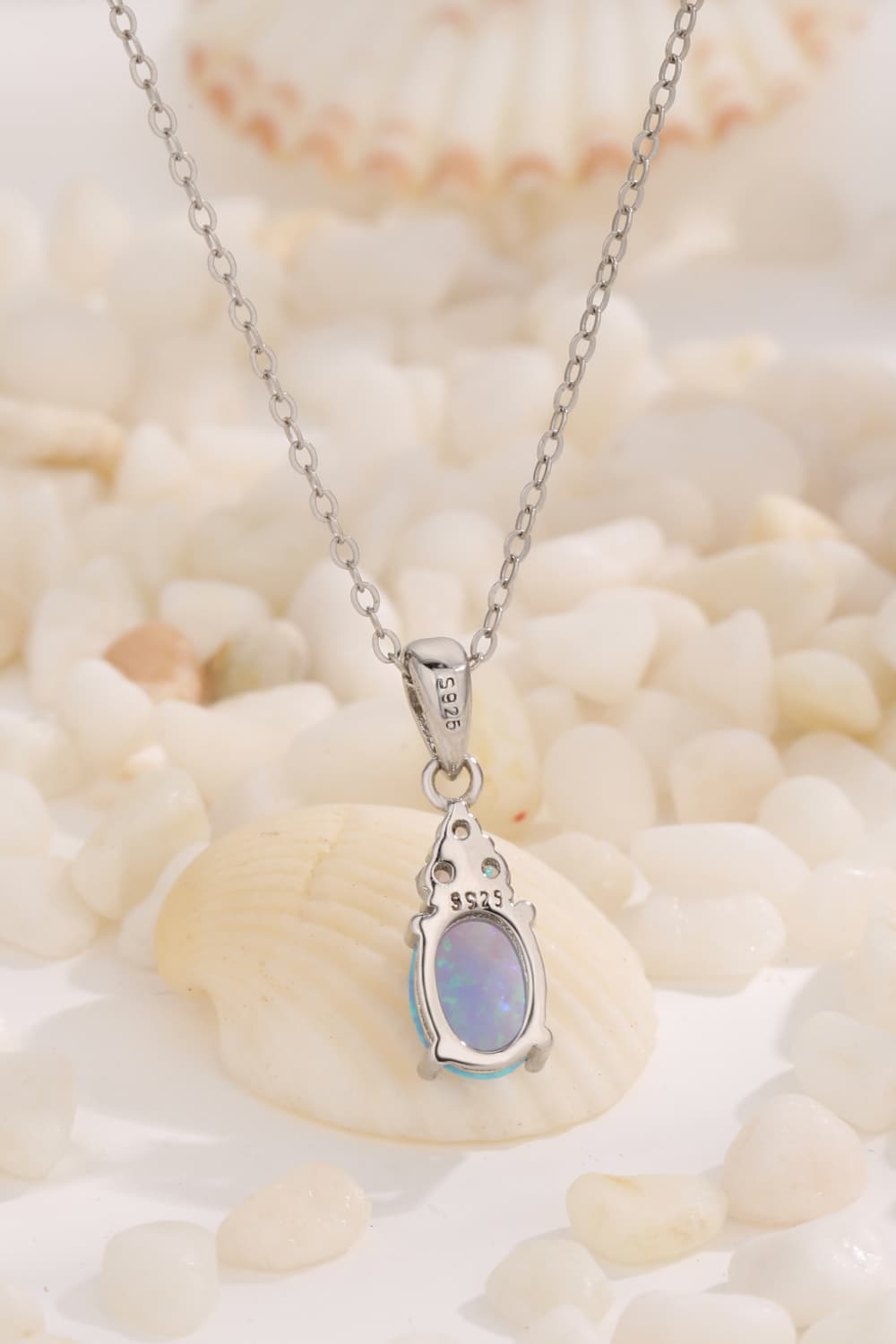 Find Your Center Opal Pendant Necklace  Necklaces- Doll Fits