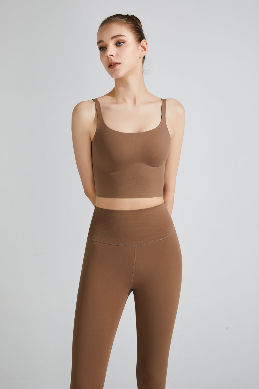 Scoop Neck Sports Bra  - Doll Fits