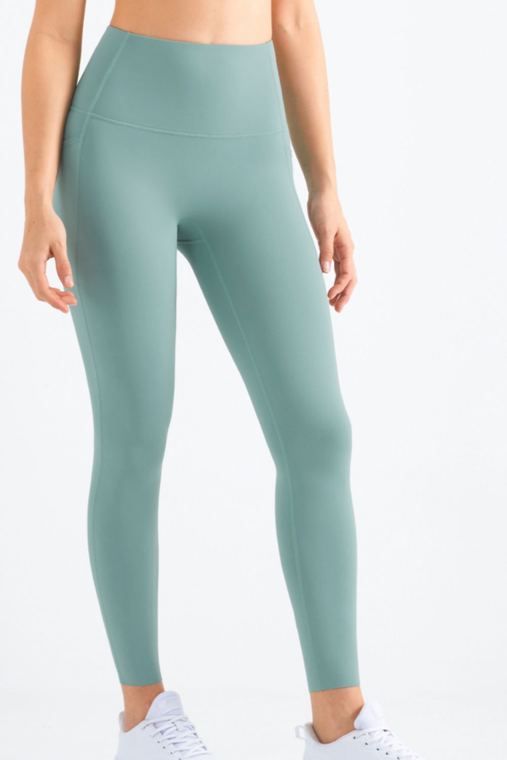 Highly Stretchy Elastic Waistband Pocket Yoga Leggings  Activewear- Doll Fits